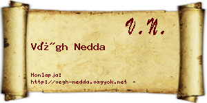 Végh Nedda névjegykártya